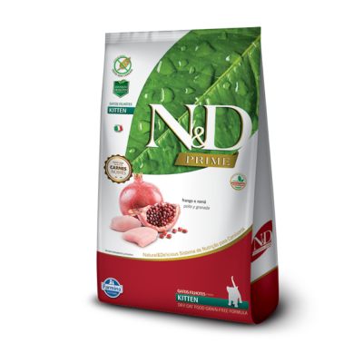 Comida Para Gato N&D Prime Kitten Pollo Y Granada x1.5kg